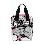 Poodle With Glasses Print Bible Tote Bag