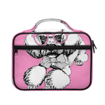 Poodle With Glasses Print Briefcase Bible Bag
