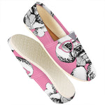 Poodle With Glasses Print Casual Shoes