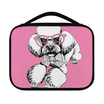 Poodle With Glasses Print Classic Bible Case
