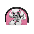 Poodle With Glasses Print Coin Purse