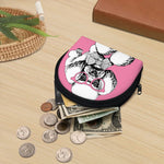 Poodle With Glasses Print Coin Purse