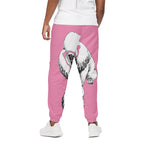 Poodle With Glasses Print Cotton Pants
