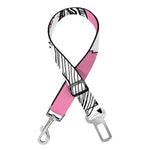 Poodle With Glasses Print Dog Seat Belt