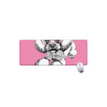 Poodle With Glasses Print Extended Mouse Pad