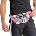 Poodle With Glasses Print Fanny Pack