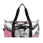 Poodle With Glasses Print Gym Bag