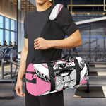 Poodle With Glasses Print Gym Bag