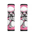 Poodle With Glasses Print Handle Covers