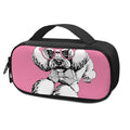 Poodle With Glasses Print Portable Cooler Travel Case