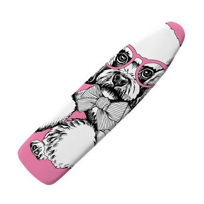 Poodle With Glasses Print Ironing Board Cover
