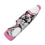 Poodle With Glasses Print Ironing Board Cover