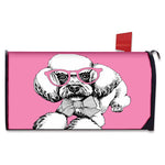 Poodle With Glasses Print Mailbox Cover