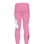 Poodle With Glasses Print Men's leggings