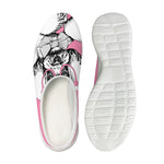 Poodle With Glasses Print Mesh Casual Shoes