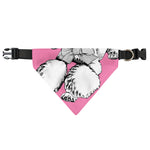 Poodle With Glasses Print Over The Collar Dog Bandana