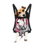 Poodle With Glasses Print Pet Carrier Backpack