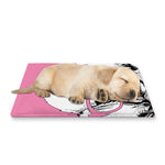 Poodle With Glasses Print Pet Cooling Mat Cover