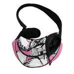Poodle With Glasses Print Pet Sling Carrier