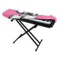 Poodle With Glasses Print Piano Keyboard Cover