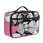 Poodle With Glasses Print Portable Lunch Bag