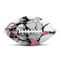 Poodle With Glasses Print Rugby Ball