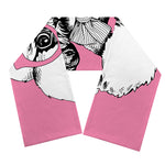 Poodle With Glasses Print Scarf