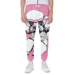 Poodle With Glasses Print Scuba Joggers