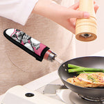 Poodle With Glasses Print Skillet Handle Cover