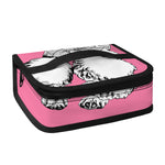 Poodle With Glasses Print Small Lunch Bag