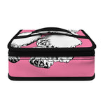 Poodle With Glasses Print Small Lunch Bag