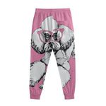 Poodle With Glasses Print Sweatpants