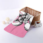 Poodle With Glasses Print Towel