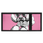 Poodle With Glasses Print Trifold Wallet