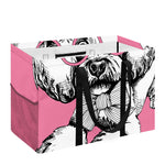 Poodle With Glasses Print Utility Tote Bag