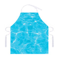Pool Water Surface Print Adjustable Apron