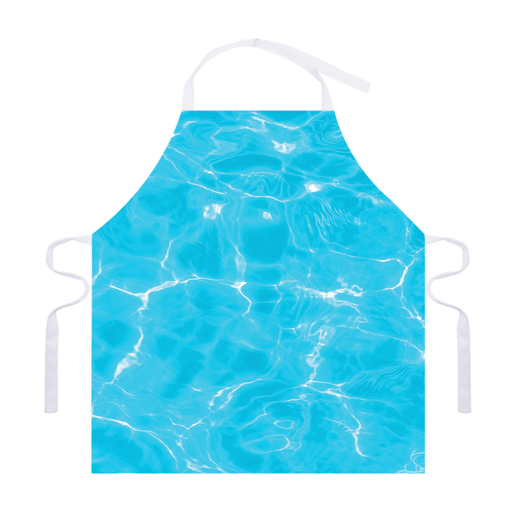Pool Water Surface Print Adjustable Apron