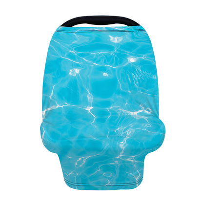 Pool Water Surface Print Baby Seat Cover