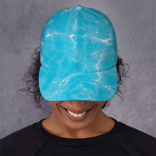 Pool Water Surface Print Baseball Cap