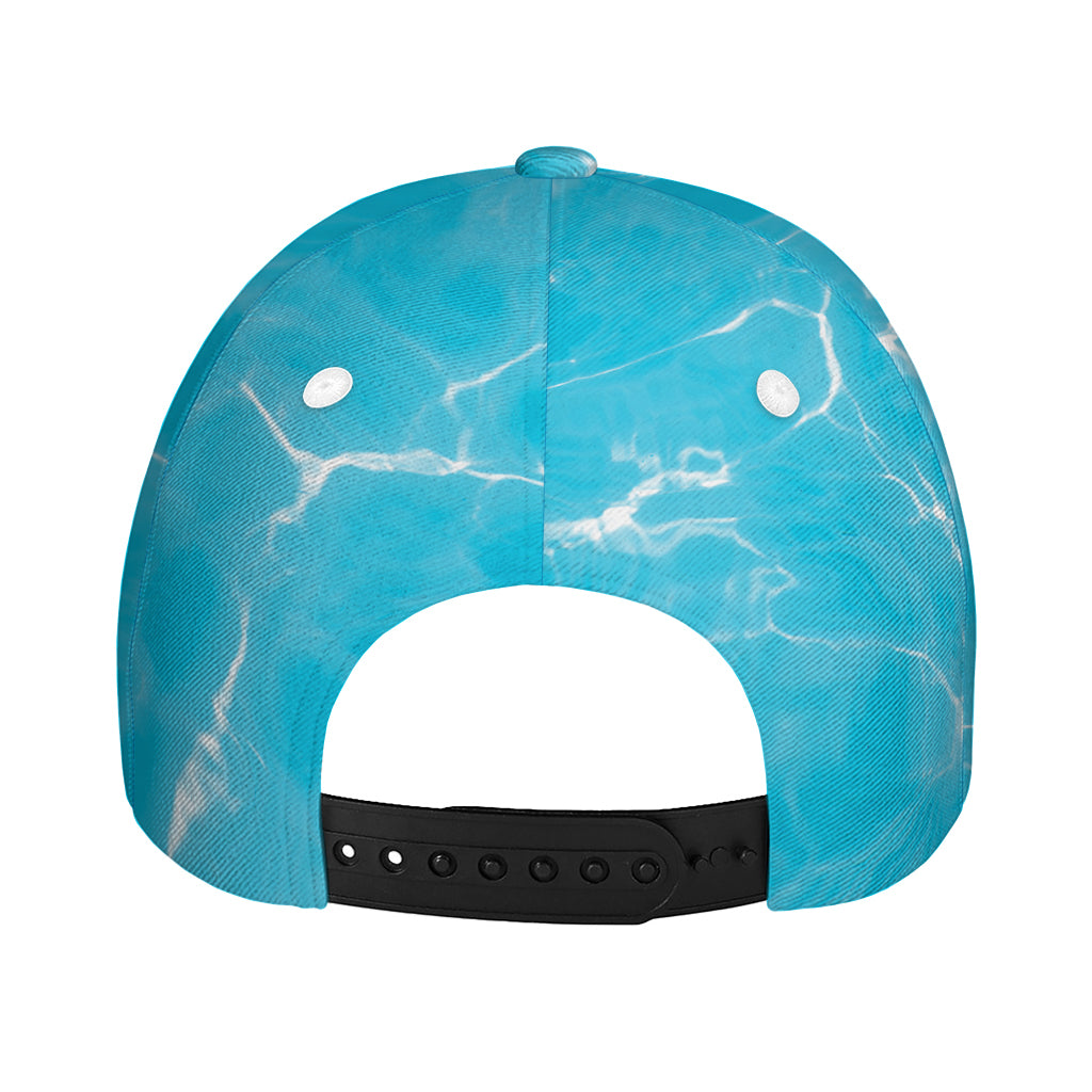 Pool Water Surface Print Baseball Cap
