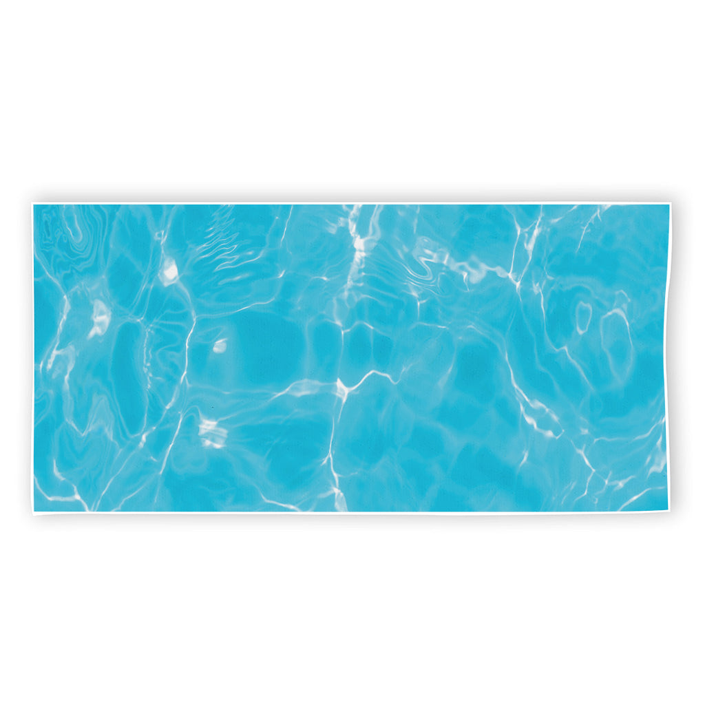 Pool Water Surface Print Beach Towel