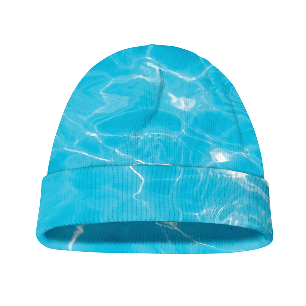 Pool Water Surface Print Beanie