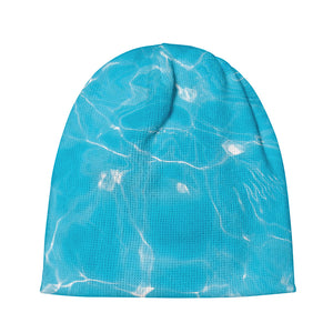 Pool Water Surface Print Beanie