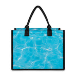 Pool Water Surface Print Canvas Tote Bag