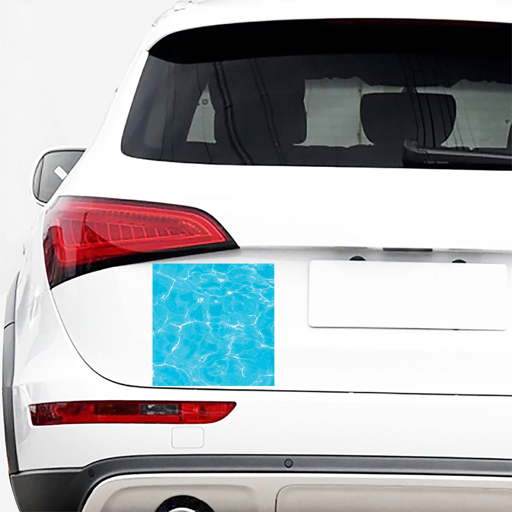 Pool Water Surface Print Car Sticker