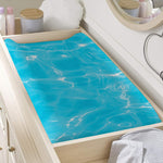 Pool Water Surface Print Changing Pad Cover