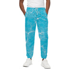 Pool Water Surface Print Cotton Pants