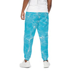 Pool Water Surface Print Cotton Pants