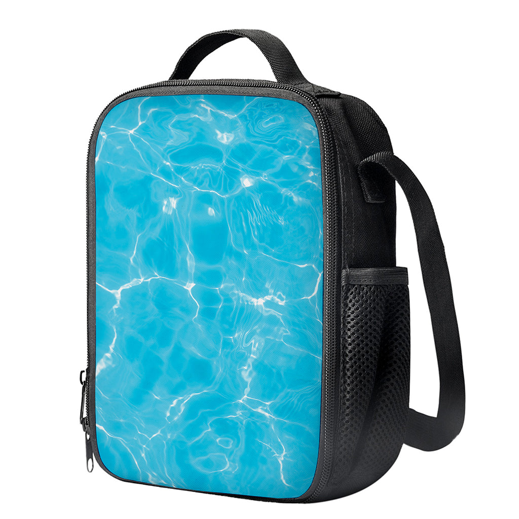 Pool Water Surface Print Crossbody Lunch Bag