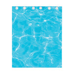 Pool Water Surface Print Curtain